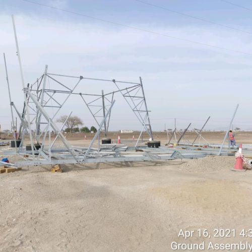 02. Tower erection works in progress (T146A)
